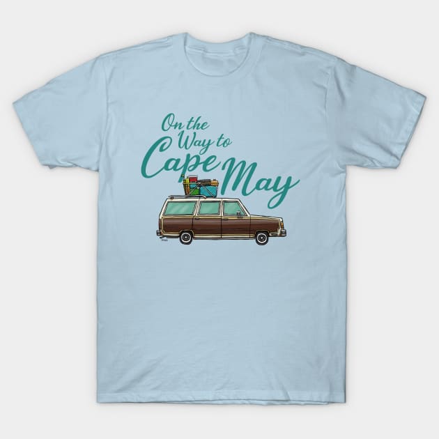 On the Way to Cape May T-Shirt by mcillustrator